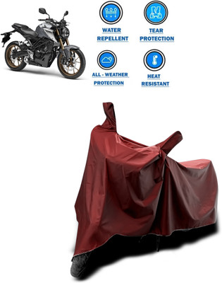 CODOKI Waterproof Two Wheeler Cover for Honda(CB, Maroon)