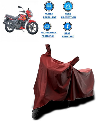 CODOKI Waterproof Two Wheeler Cover for TVS(Flame DS 125, Maroon)
