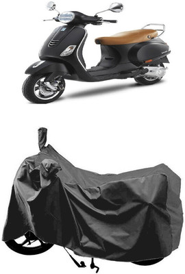 SUGASHRI Waterproof Two Wheeler Cover for Vespa(Vespa VXL 150, Grey)