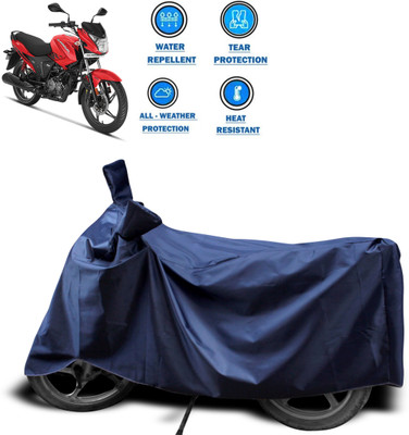 CODOKI Two Wheeler Cover for Hero(Glamour, Blue)