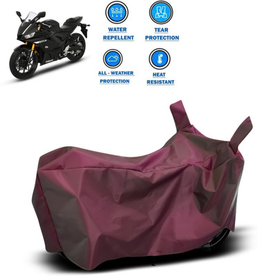 CODOKI Waterproof Two Wheeler Cover for Yamaha(YZF-R1, Maroon)