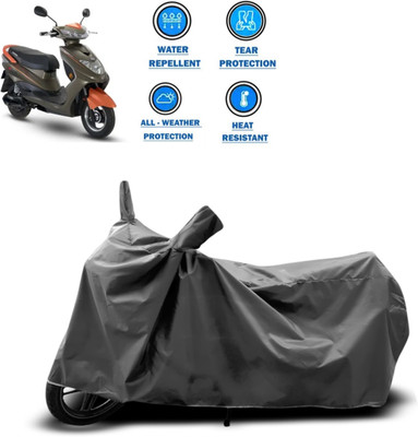 CODOKI Two Wheeler Cover for Okinawa(Ridge Plus, Grey)