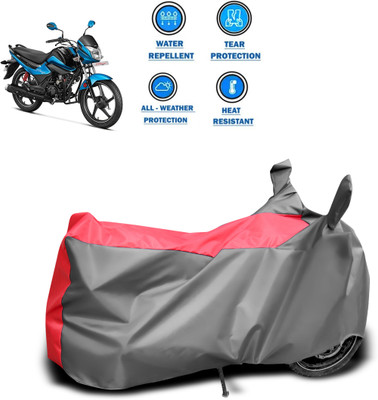 CODOKI Two Wheeler Cover for Hero(Splendor I Smart, Grey)