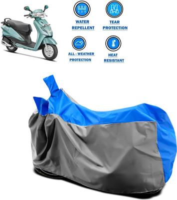 PAGORA Two Wheeler Cover for Hero(Moto Corp Duet, Grey)