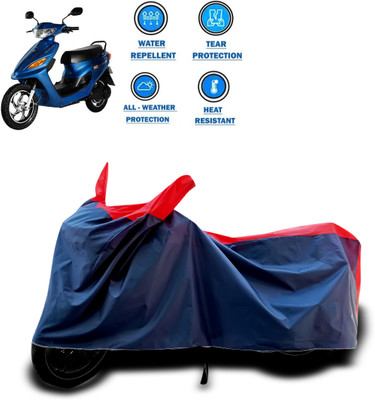 PAGORA Two Wheeler Cover for Indus(Yo Spark, Red)