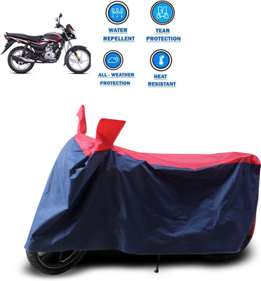 PAGORA Two Wheeler Cover for Bajaj(Platina 100 DTS-i, Red)