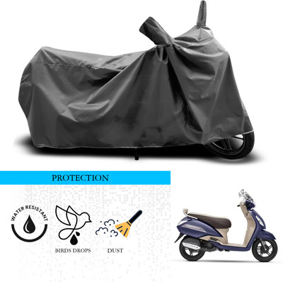 ANTHUB Waterproof Two Wheeler Cover for TVS(Jupiter classic, Grey)