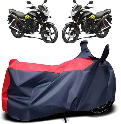 SK AUTO Waterproof Two Wheeler Cover for Universal For Bike(Blue, Red)