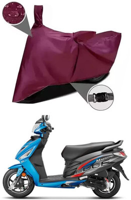 SK AUTO Two Wheeler Cover for Hero(Maestro Edge, Maroon)