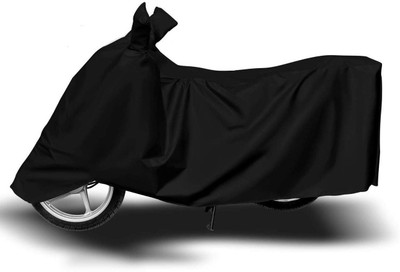 DeepShakshi AUTOMOTIVE Two Wheeler Cover for Vespa(Vespa LX 125, Black)