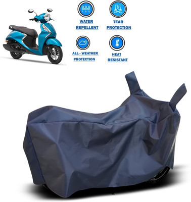 PAGORA Two Wheeler Cover for Yamaha(Fascino 125 FI, Blue)