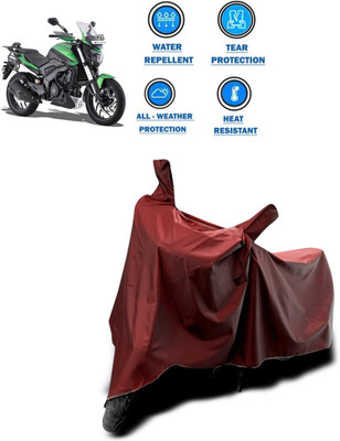 CODOKI Waterproof Two Wheeler Cover for Bajaj(Dominar 400, Maroon)