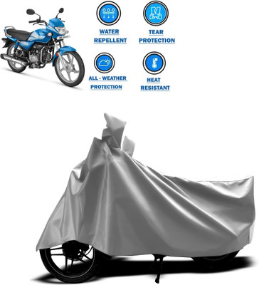 PAGORA Two Wheeler Cover for Hero(HF, Silver)