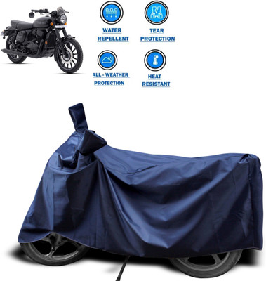 GOSHIV-car and bike accessories Two Wheeler Cover for JAWA(Blue)