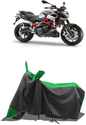 SUGASHRI Waterproof Two Wheeler Cover for Aprilia(Shiver 900 BS6, Green, Black)