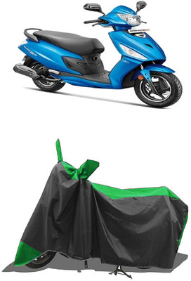SUGASHRI Waterproof Two Wheeler Cover for Hero(Maestro Edge 125, Green, Black)