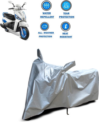 CODOKI Two Wheeler Cover for Mahindra(Gusto 125, Silver)
