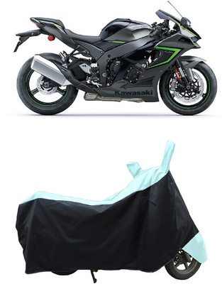 Coxtor Waterproof Two Wheeler Cover for Kawasaki(Ninja ZX-10R, White)