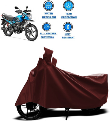 CODOKI Waterproof Two Wheeler Cover for Hero(Passion Pro TR, Maroon)