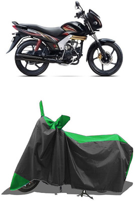 SUGASHRI Waterproof Two Wheeler Cover for Mahindra(Centuro, Green, Black)