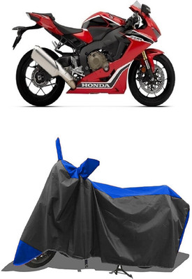 SUGASHRI Waterproof Two Wheeler Cover for Honda(CBR 1000RR, Blue, Black)