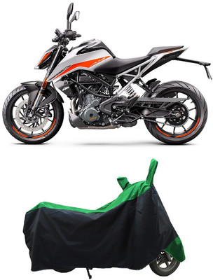 Coxtor Waterproof Two Wheeler Cover for KTM(Duke 390, Green)
