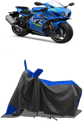 SUGASHRI Waterproof Two Wheeler Cover for Suzuki(GSX-R1000 ABS, Blue, Black)
