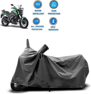 CODOKI Two Wheeler Cover for Bajaj(Dominar 400, Grey)