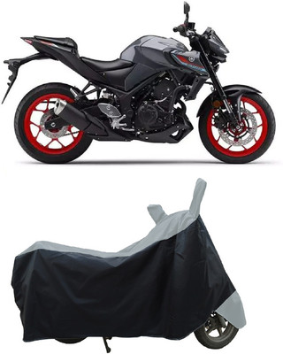 Coxtor Waterproof Two Wheeler Cover for Yamaha(MT 03 BS6, Grey)