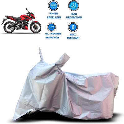PAGORA Two Wheeler Cover for Bajaj(Silver)