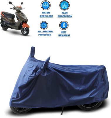 CODOKI Two Wheeler Cover for Okinawa(Ridge Plus, Blue)