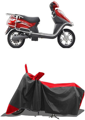SUGASHRI Waterproof Two Wheeler Cover for Hero(Electric Cruz, Red, Black)