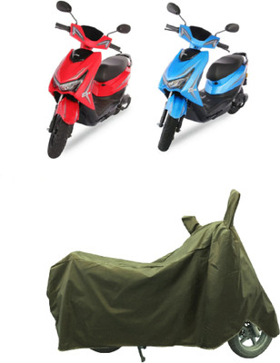Coxtor Waterproof Two Wheeler Cover for Ampere(Reo Elite, Gold)