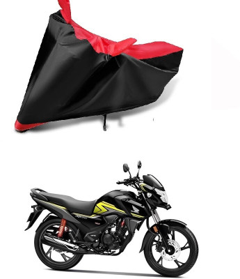 SK AUTO Two Wheeler Cover for Honda(SP125, Black, Red)