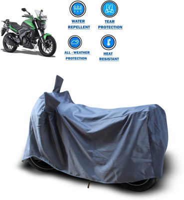 CODOKI Waterproof Two Wheeler Cover for Bajaj(Dominar 400, Grey)