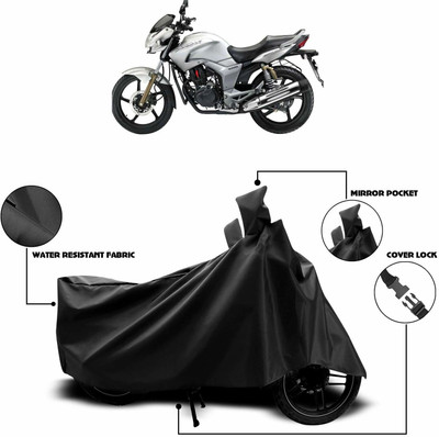 SK AUTO Two Wheeler Cover for Universal For Bike(Hunk, Black)