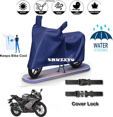 SK AUTO Waterproof Two Wheeler Cover for Yamaha(R15 V3, Beige)
