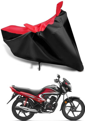 SK AUTO Two Wheeler Cover for Honda(Dream Yuga, Red, Black)