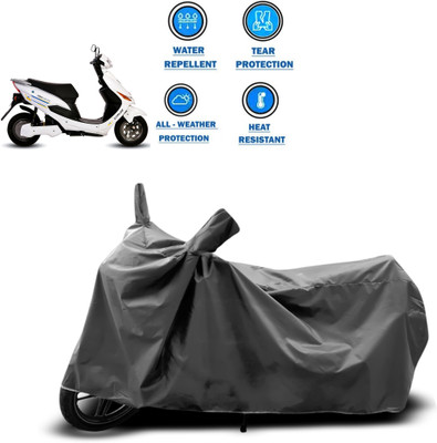 PAGORA Two Wheeler Cover for Hero(Electric Cruz, Grey)