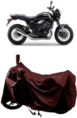 SUGASHRI Waterproof Two Wheeler Cover for Kawasaki(Z900RS BS6, Maroon)