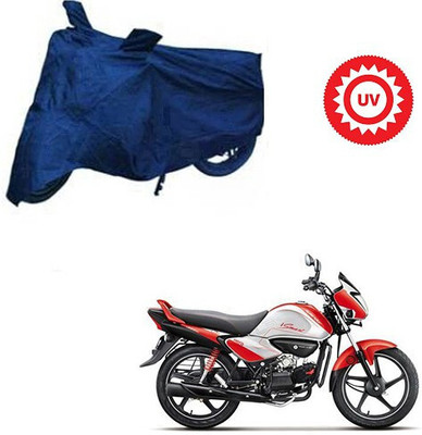 SK AUTO Waterproof Two Wheeler Cover for Hero(Splendor I Smart, Blue)