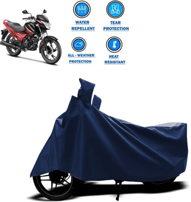 PAGORA Two Wheeler Cover for Hero(Glamour i3s, Blue)