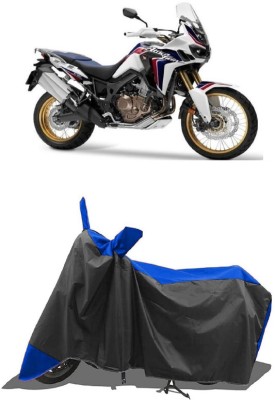 SUGASHRI Waterproof Two Wheeler Cover for Honda(CRF1000L Africa Twin, Blue, Black)