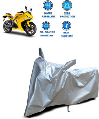 PAGORA Two Wheeler Cover for Universal For Bike(Silver)