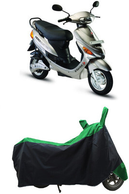 Coxtor Waterproof Two Wheeler Cover for Hero Electric(Electric E-Sprint, Green)