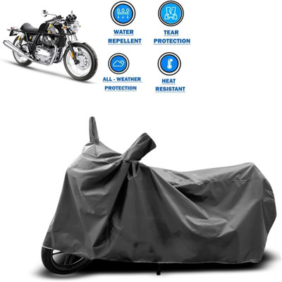 PAGORA Two Wheeler Cover for Royal Enfield(Continental GT 650, Grey)