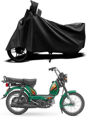 SK AUTO Two Wheeler Cover for TVS(XL 100 Heavy Duty, Black)