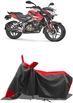SUGASHRI Waterproof Two Wheeler Cover for Bajaj(Pulsar 180NS, Red, Black)
