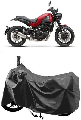 SUGASHRI Waterproof Two Wheeler Cover for Benelli(Leoncino, Grey)