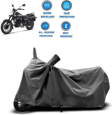 CODOKI Two Wheeler Cover for Bajaj(Avenger 150 Street, Grey)